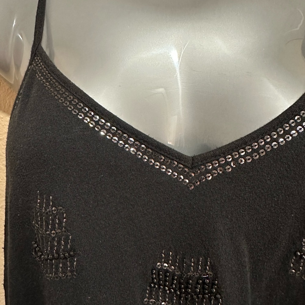EXPRESS Beaded Racerback Tank Top, S - Picture 6 of 6